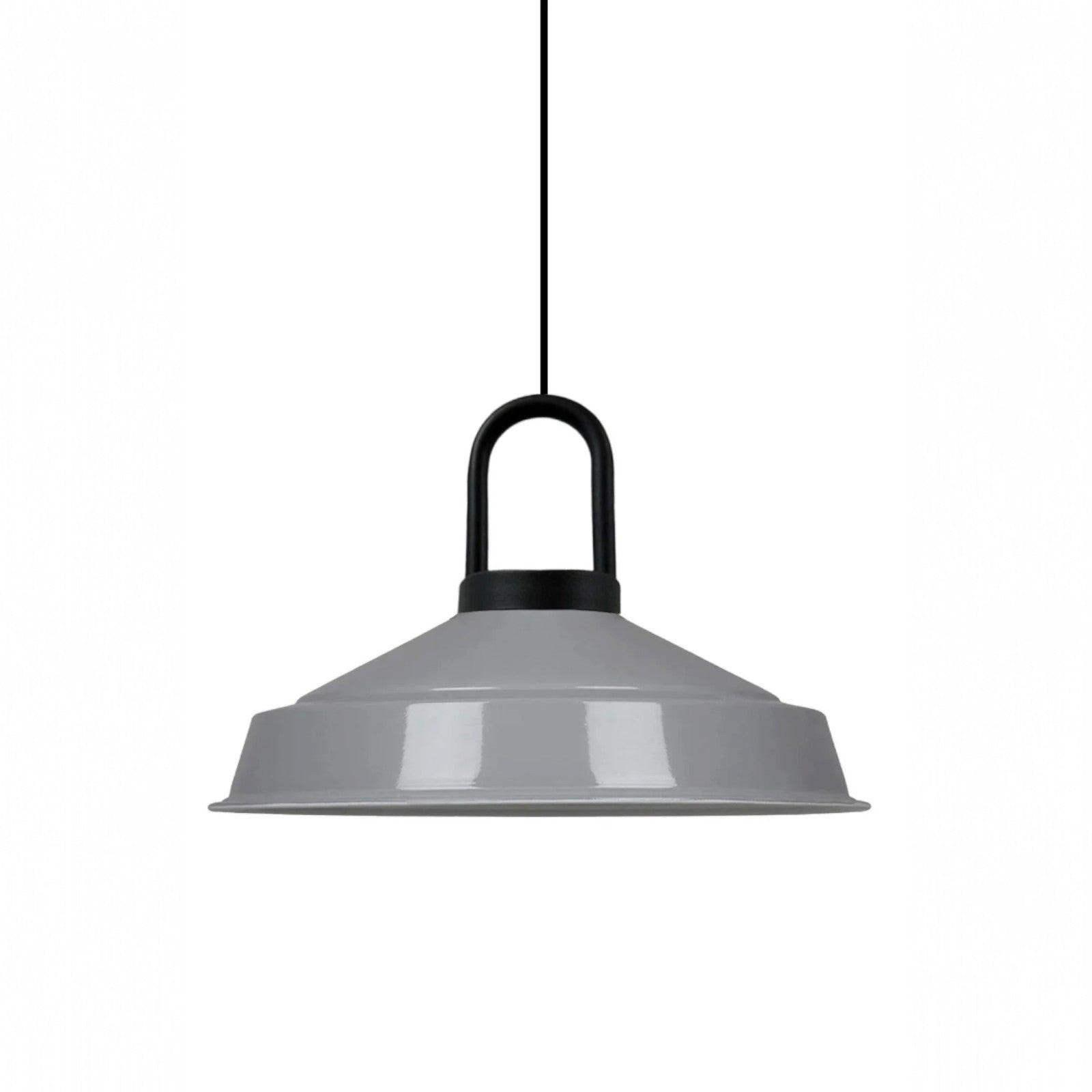 PENDELLEUCHTE SchwarzLocke - Grau, Metall (40/40/28cm) - Bamyum