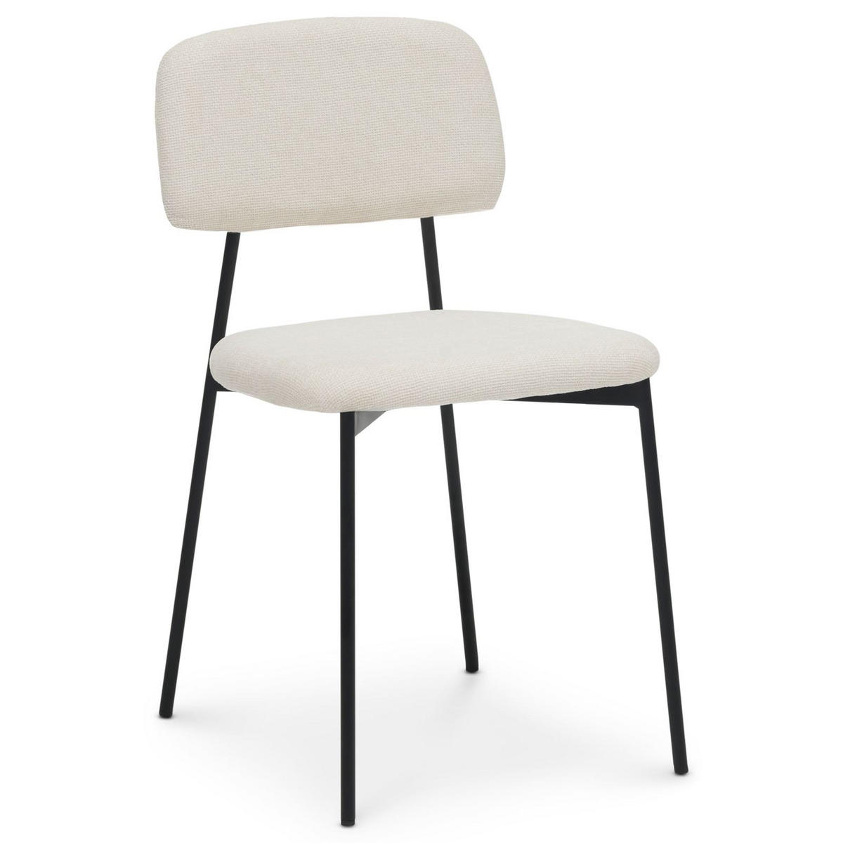 ESSZIMMERSTUHL TOLEDO 4ER-SET - Weiß, Textil (44/78/49cm) - IDIMEX