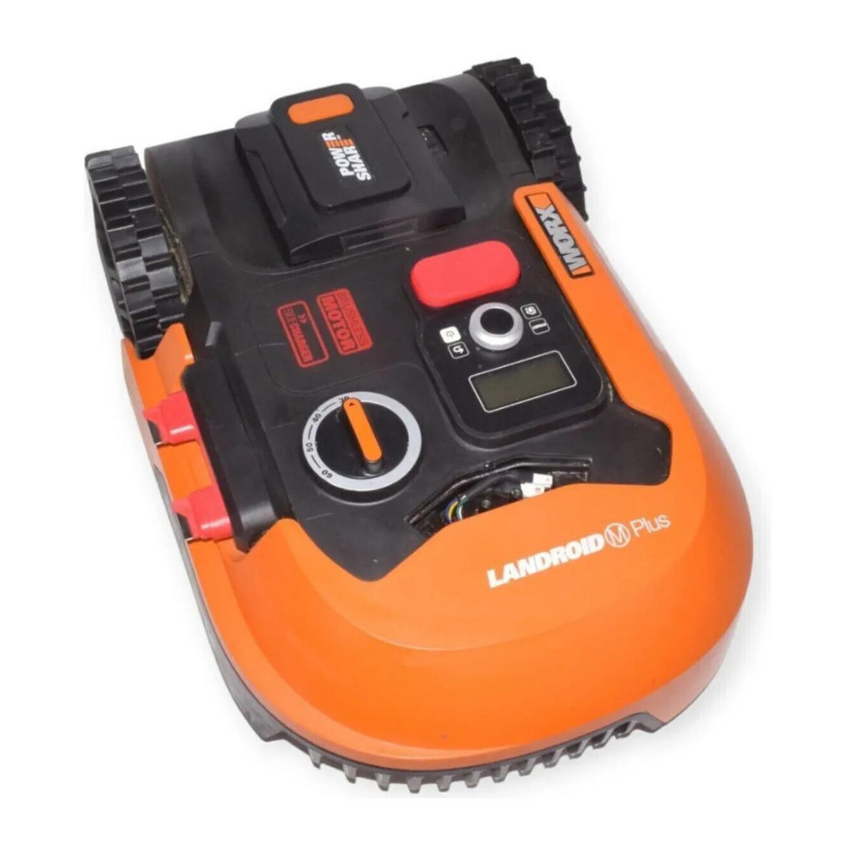 MÄHROBOTER S400 WLAN App Steuerung 400 m² Mulchfunktion Orange Schwarz - Schwarz/Orange, Kunststoff (36.1/26.5/50.7cm) - JUNG