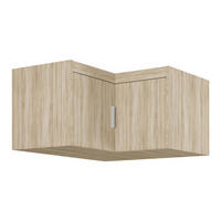 AUFSATZSCHRANK Storicos Sonoma Eiche 97,8/55/97,8 cm - Modern, ideal für Ecken - Beige, Holzwerkstoff/Kunststoff (97.8/55/97.8cm) - AX Living