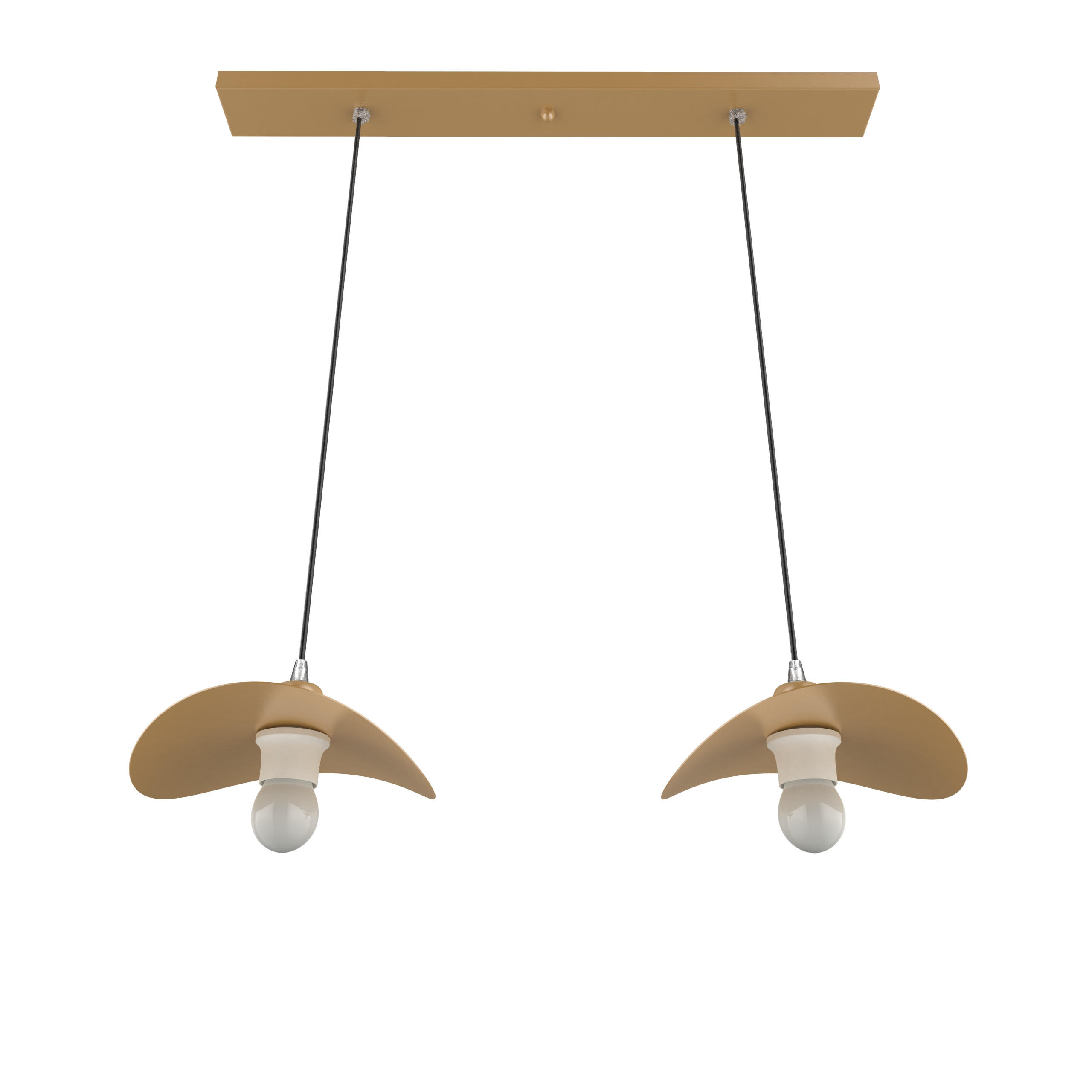 HÄNGELEUCHTE - Goldfarben, Metall (30/30/120cm) - Lumicom