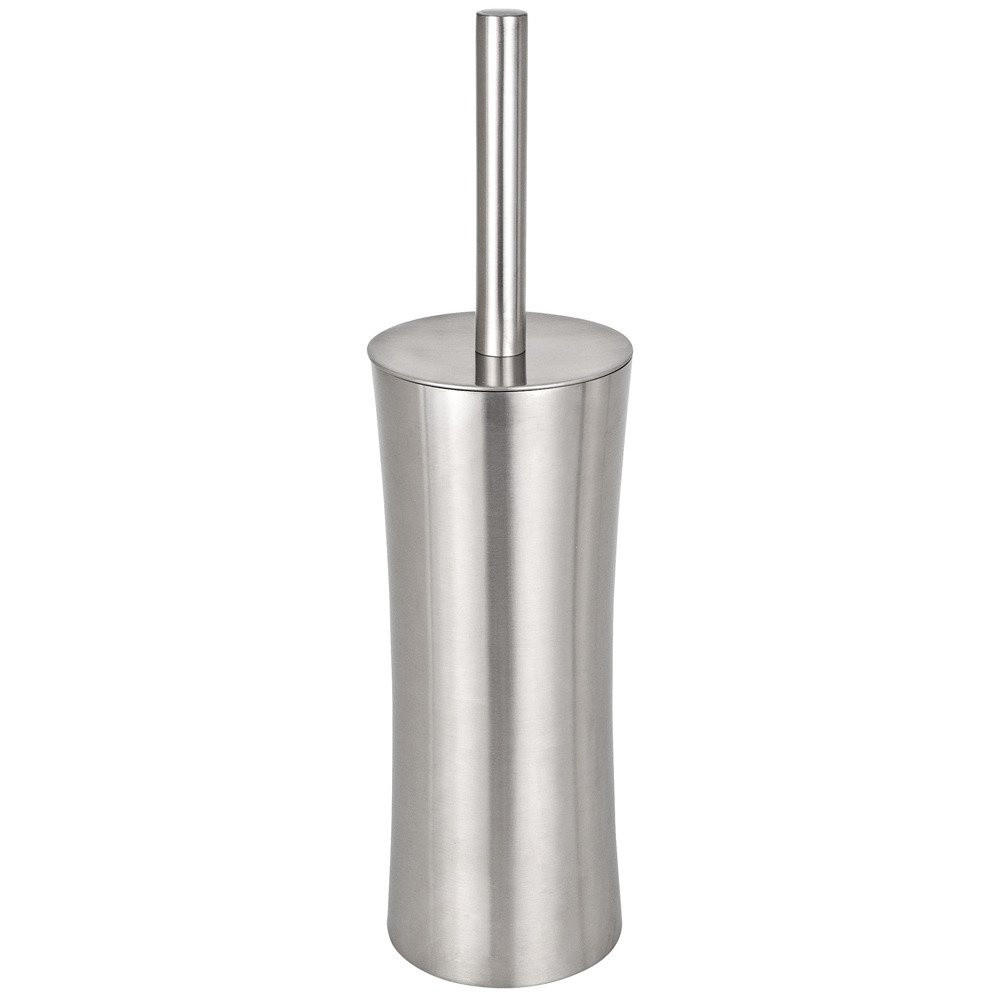 Wenko Bürstenbehälter Silber 10x26x10 cm