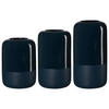 VASEN Dome Blau 20/25/30 cm 3er Set - Blau, Keramik (1cm) - Ritzenhoff Breker