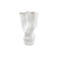 VASE Violettee Weiß 26/20/46cm - Weiß, Keramik (46cm) - PTMD Collection