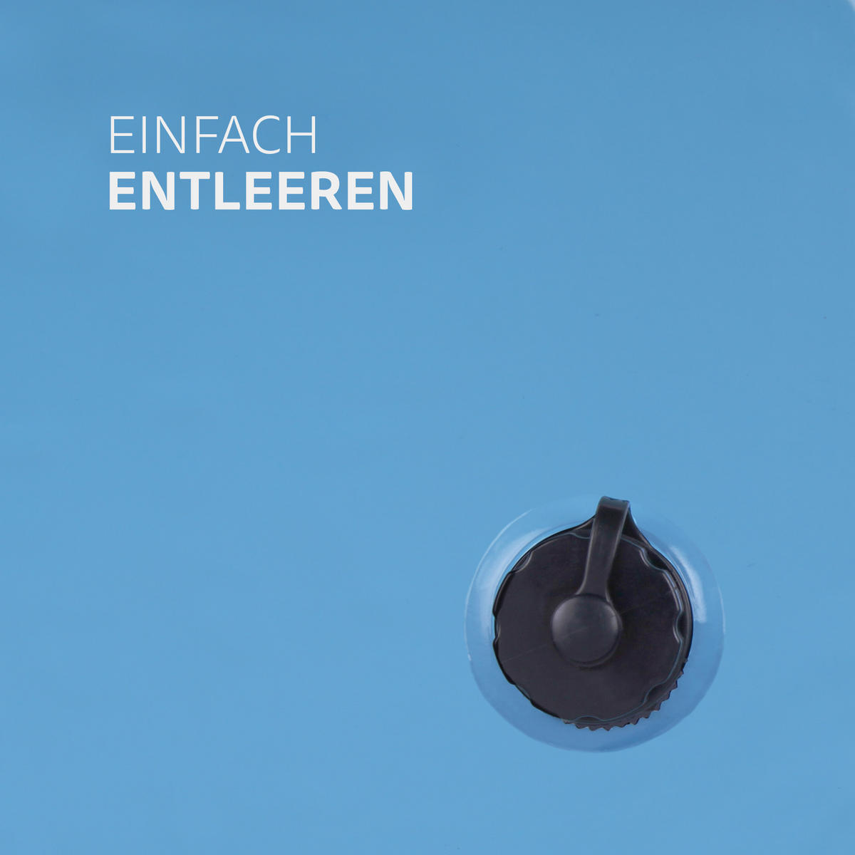 HUNDEPOOL faltbar mit Ablassventil Ø120x30cm - Blau, Kunststoff (120/30/120cm) - Bestlivings