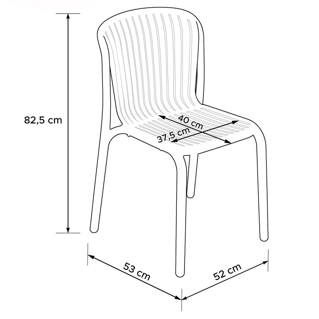 Thumbnail - Konsimo® Gartenstuhl, Olivgrün, Kunststoff, 2-Sitzer, 52x82.5x53 cm, Gartenmöbel, Gartenstühle, Gartenstühle