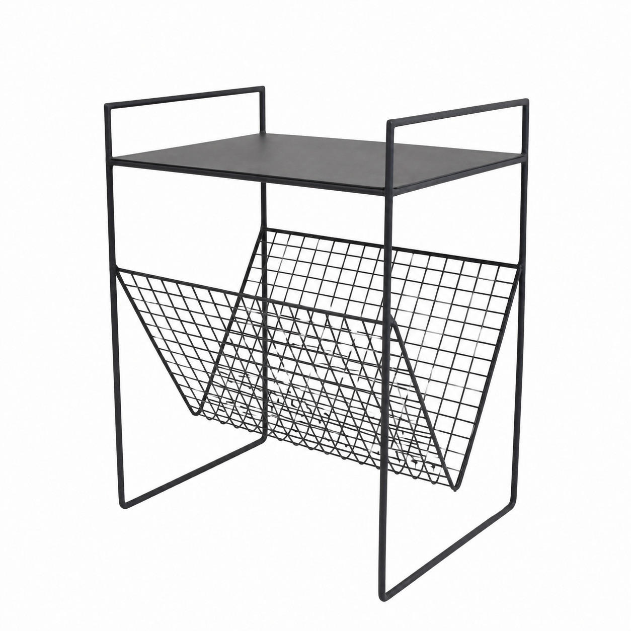 BEISTELLTISCH Maggy Schwarz - Schwarz, Metall (29/36/47cm) - LOFT42
