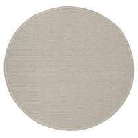 OUTDOOR Teppich Natur Balkon, Terrasse schmutzabweisend Beige Rund 160D - Beige, Textil (160/160cm) - KADIMA DESIGN