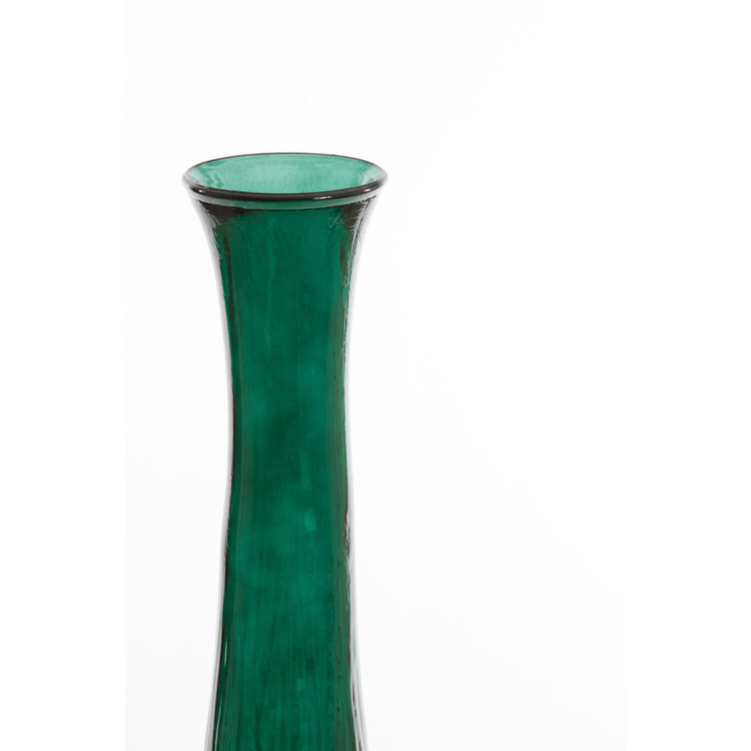 BODENVASE JUTHA Ø25x99 cm, Glas, Dunkelgrün - Dunkelgrün, Glas (99cm) - Light & Living