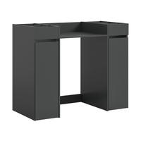 WASCHMASCHIENENUMBAU Set Mixx (B/H/T: ca. 124/101/60 cm) in anthrazit/anthrazit - Anthrazit, Holzwerkstoff (124/101/60cm)