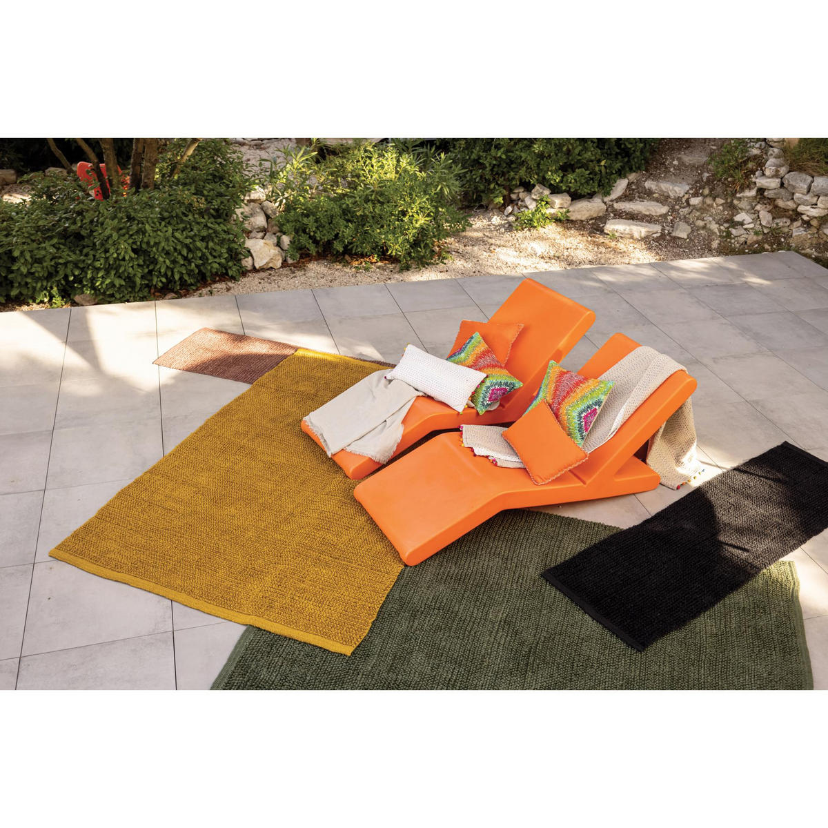 TEPPICH Elios senffarben 60 x 200 cm - Orange, Textil (60/200cm) - Vivaraise