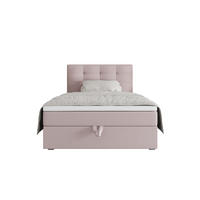 BOXBETT FADO 2 120x200, mit Matratze H3 und Topper, Cosmic 14 - Rosa, Holz/Kunststoff (120/200cm) - Bedante