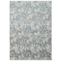 TEPPICH CRYSTAL Creme Blau 200/300 cm - Blau/Creme, Textil (200/300cm) - Tapiso