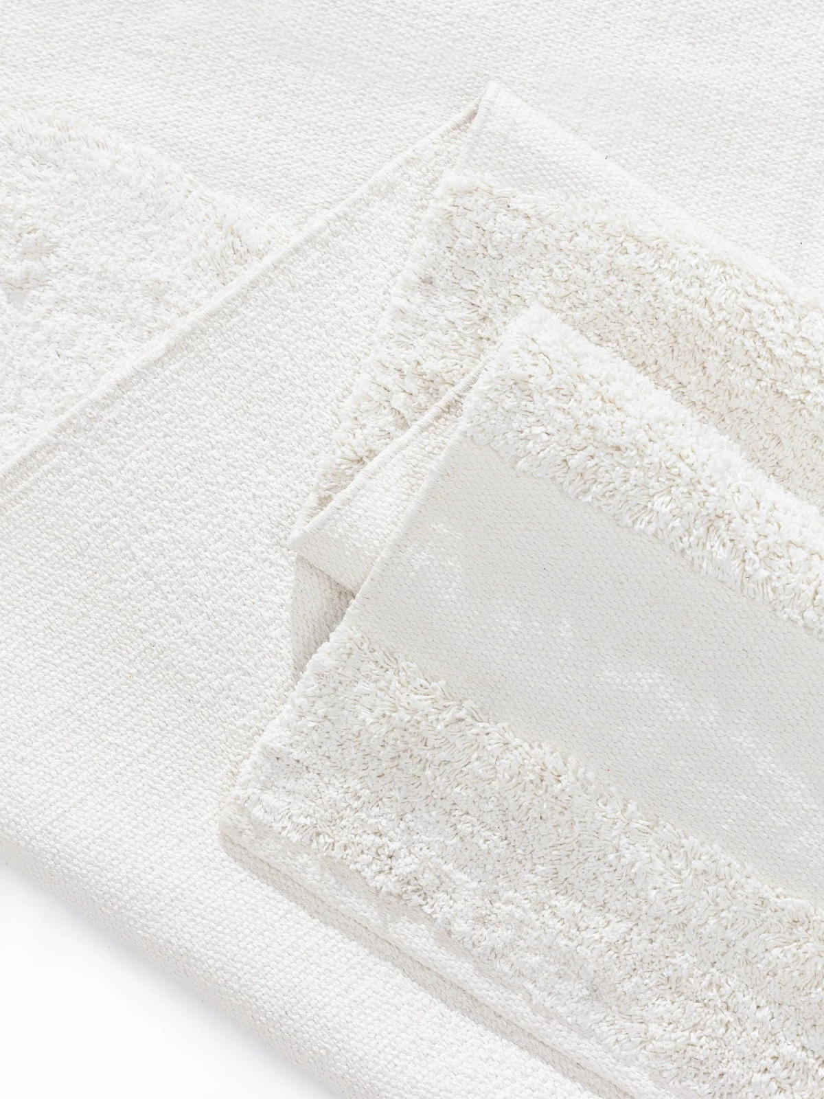 BAUMWOLLTEPPICH Isla Cream 160x230 cm - Creme, Textil (160/230cm) - benuta Pop