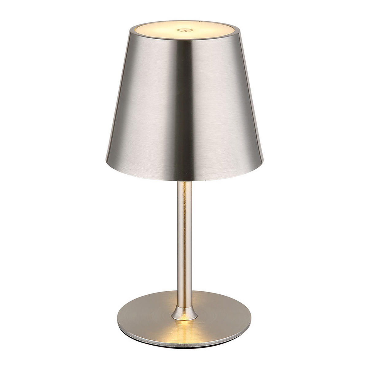 TISCHLAMPE VANNIE Silber LED höhenverstellbar 2er Set - Silberfarben, Metall (47/47/47cm) - Globo Lighting