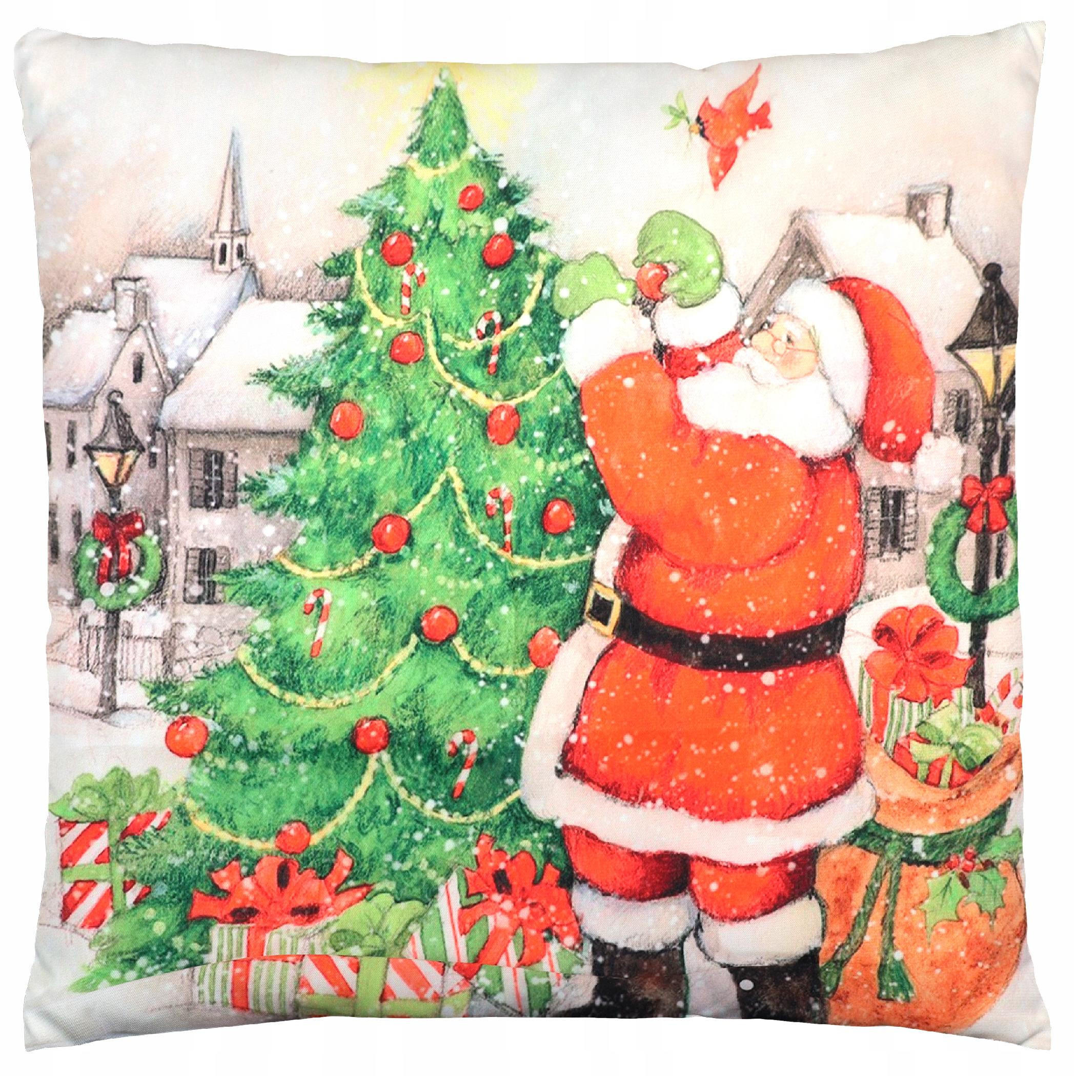 KISSENBEZUG Weihnachts Dekokissenbezug 44x44cm - Grau, Textil (45/45cm) - KRUMAD