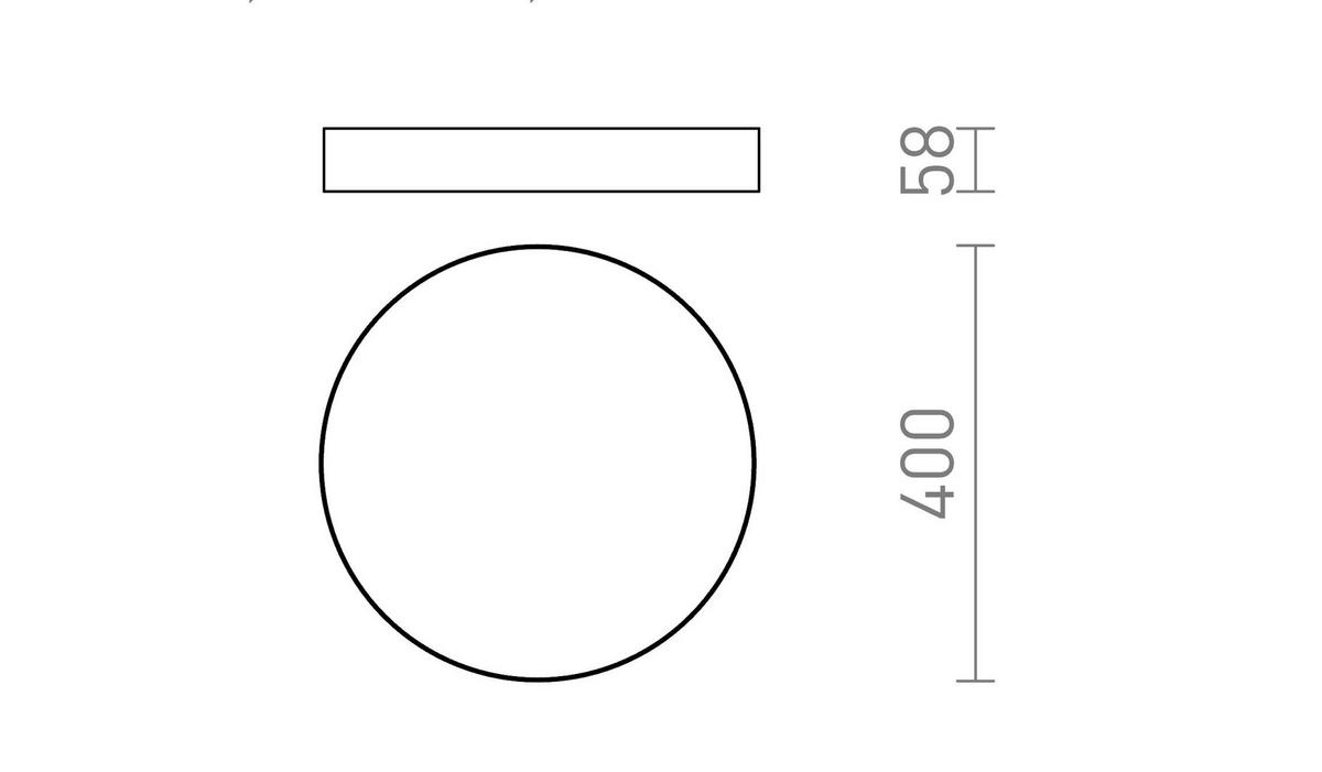 DECKENLEUCHTE LARISA R 40 DIMM Perlgold 50 W - Goldfarben, Metall (40/40/58cm) - Rendl