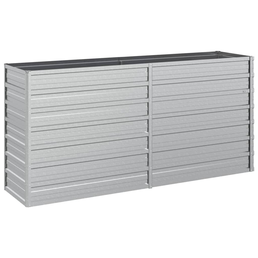 Deluke Hochbeet Silber 160x77x40 cm