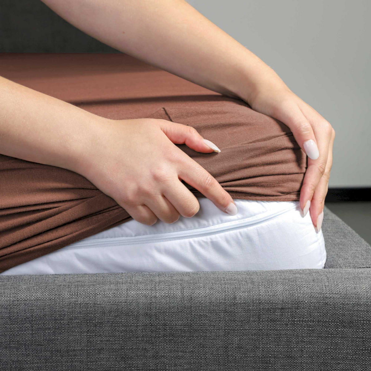 NAPÍNACIE prestieradlo FLAT - biela, textil (200/200cm) - Schöner Wohnen