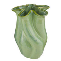 VASE Organic - Grün, Keramik (33cm) - Butlers