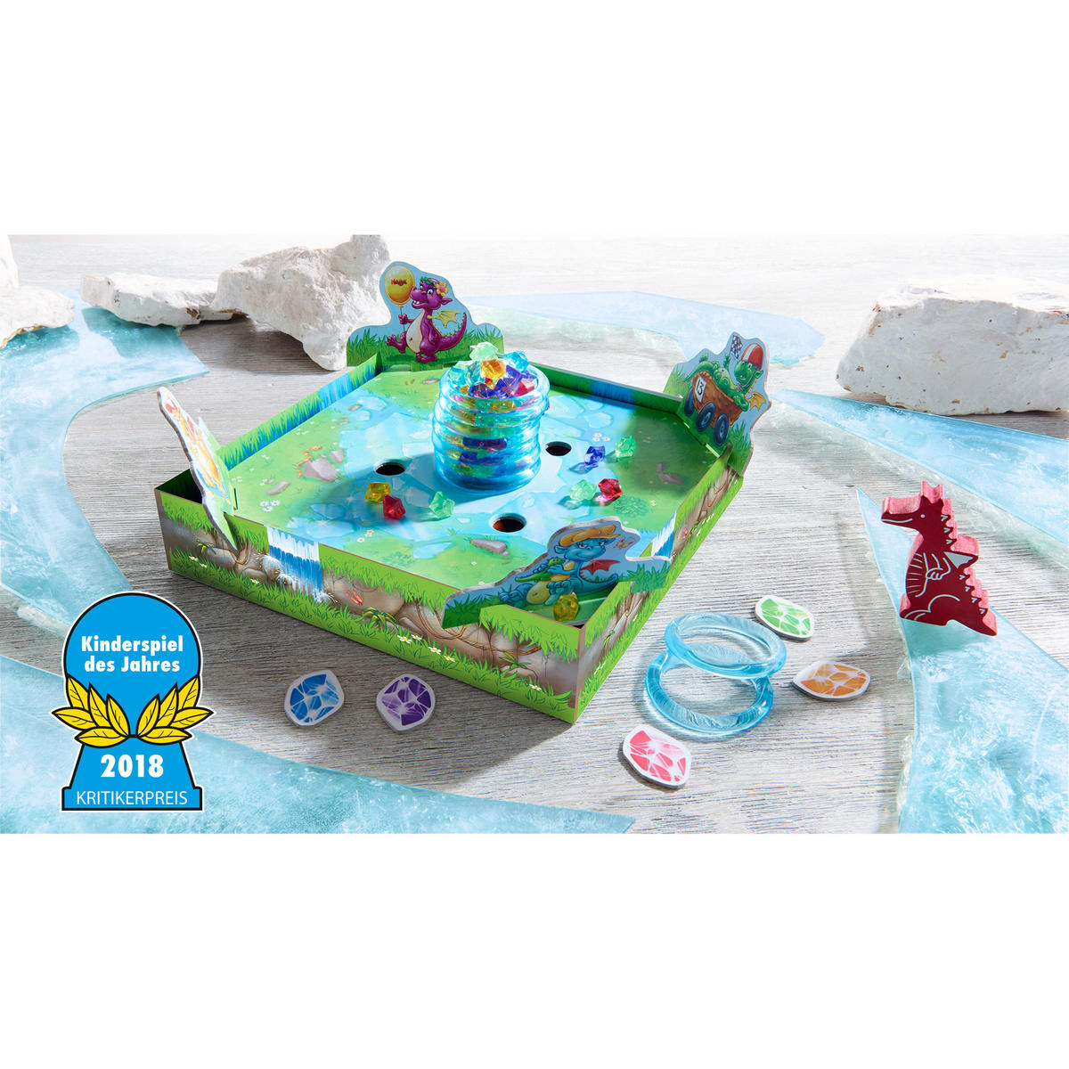 KINDERSPIEL Funkelschatz, Kinderspiel des Jahres 2018 - Multicolor, Naturmaterialien (22.4/22.4cm)