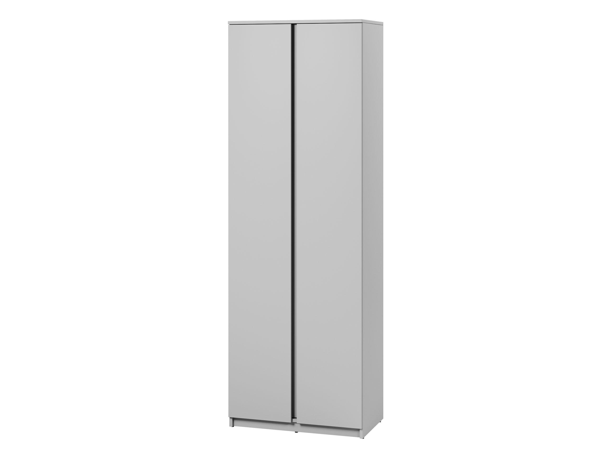 KLEIDERSCHRANK Simply SM01 - Grau, Holzwerkstoff (69/200/40cm) - MIRJAN24