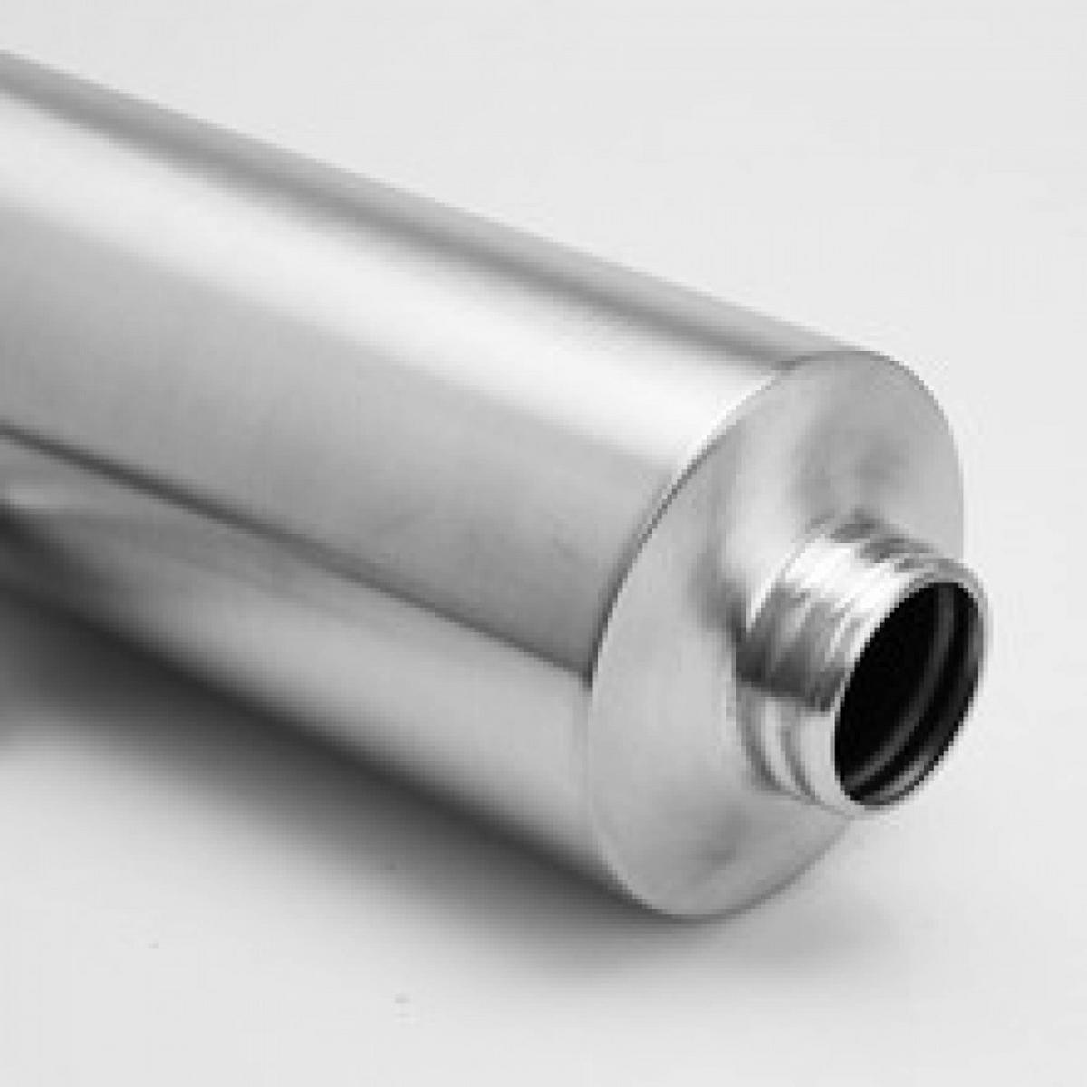 SEIFENSPENDER Edelstahl 250 ml Zylindrisch Für Küche und Bad - Silberfarben, Metall (7/20.5/7cm)