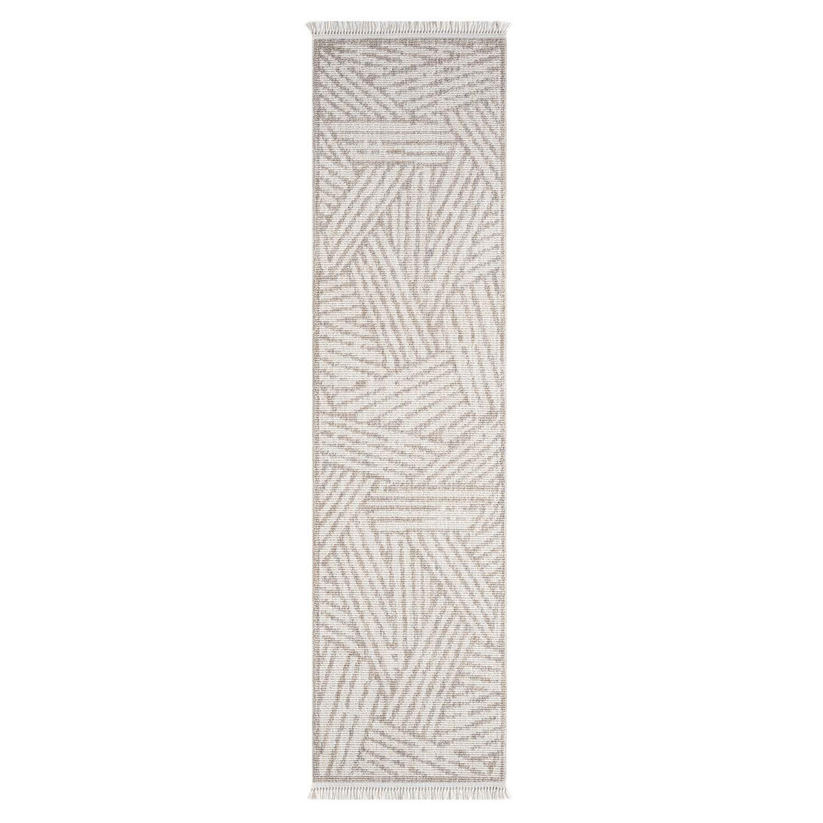 KURZFLOR-TEPPICH Clasico 9161 Beige 80x300 cm - Beige, Textil (80/300cm) - carpet city