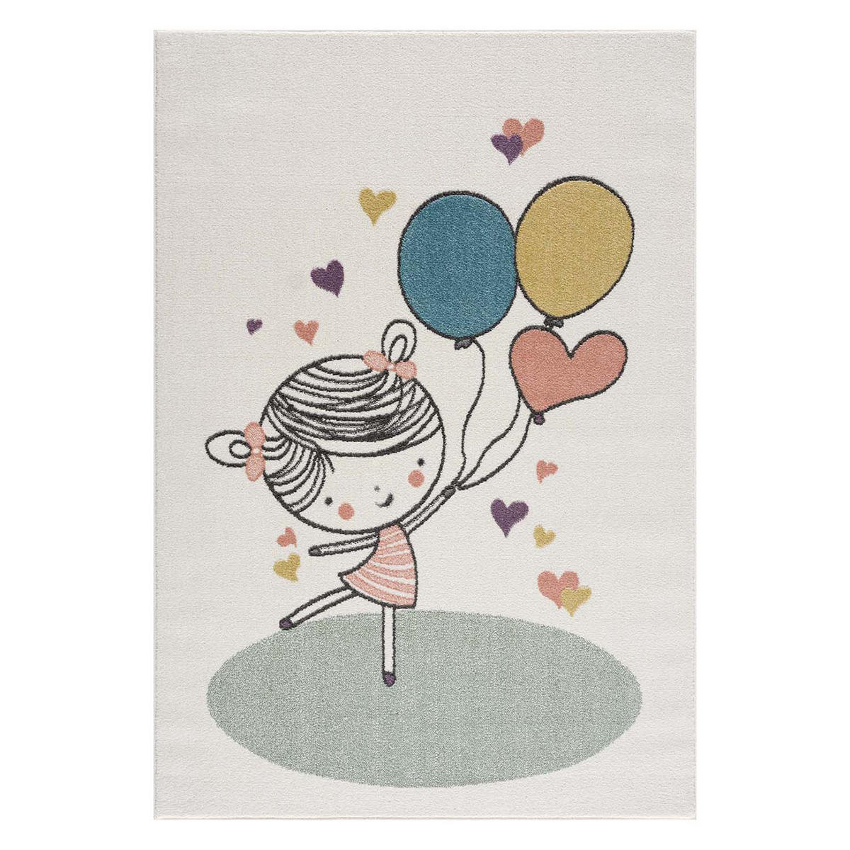 KINDERTEPPICH Anime 9393 Creme 80x150 cm - Creme, Textil (80/150cm) - carpet city
