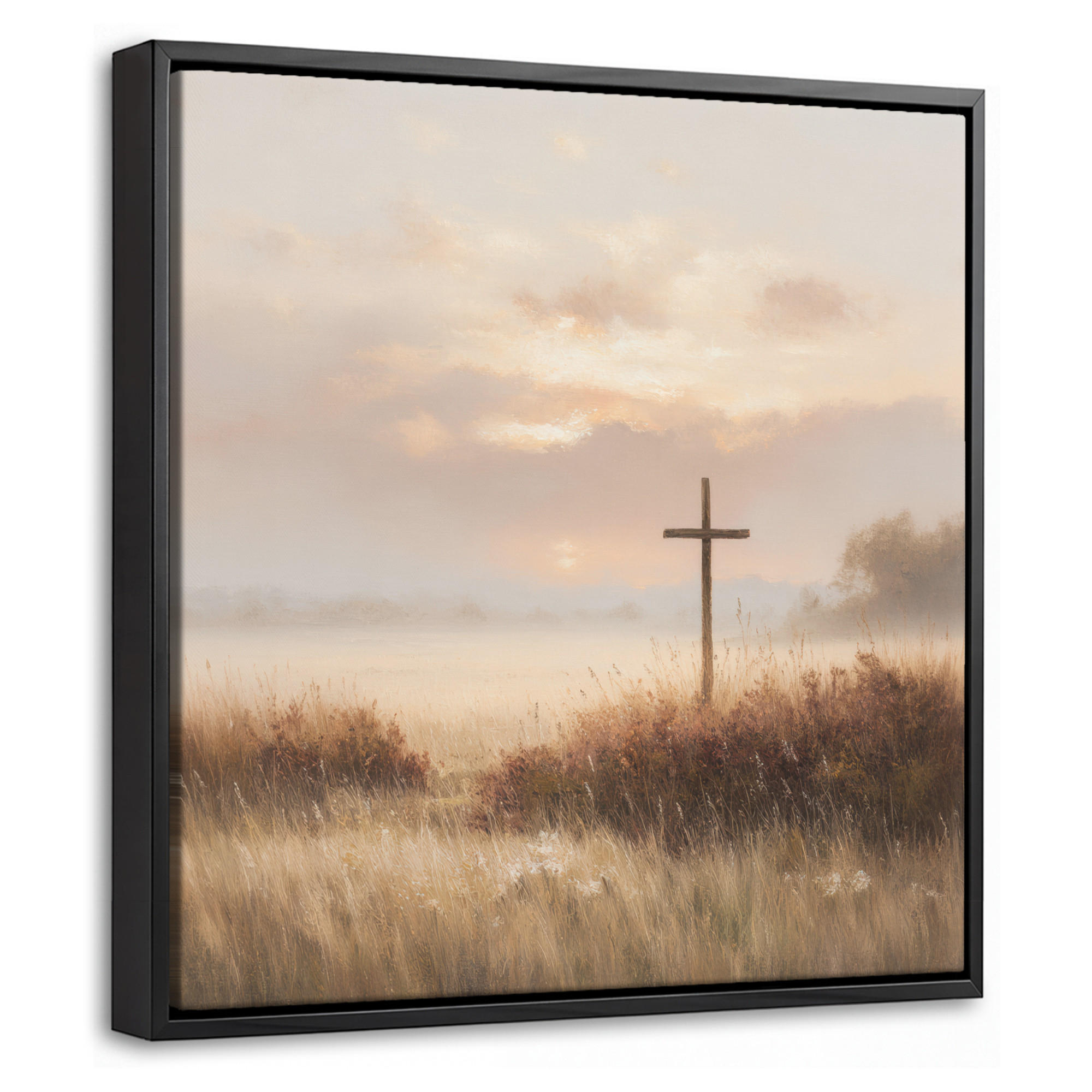 MuchoWow Leinwand Beige 20x20 cm