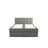 BOXBETT KIDA mit Matratze H3, Bonell und Topper 120x200 Curio 93 - Dunkelgrau, Textil (120/200cm) - Bedante