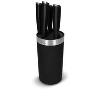 MESSERSET Forte Schwarz 15/11.5/36.5 cm Metall - Schwarz, Metall - Mondex