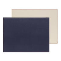 PLATZSET 40 x 30cm marine / elfenbein - Multicolor, Textil (30/40cm) - Freeform