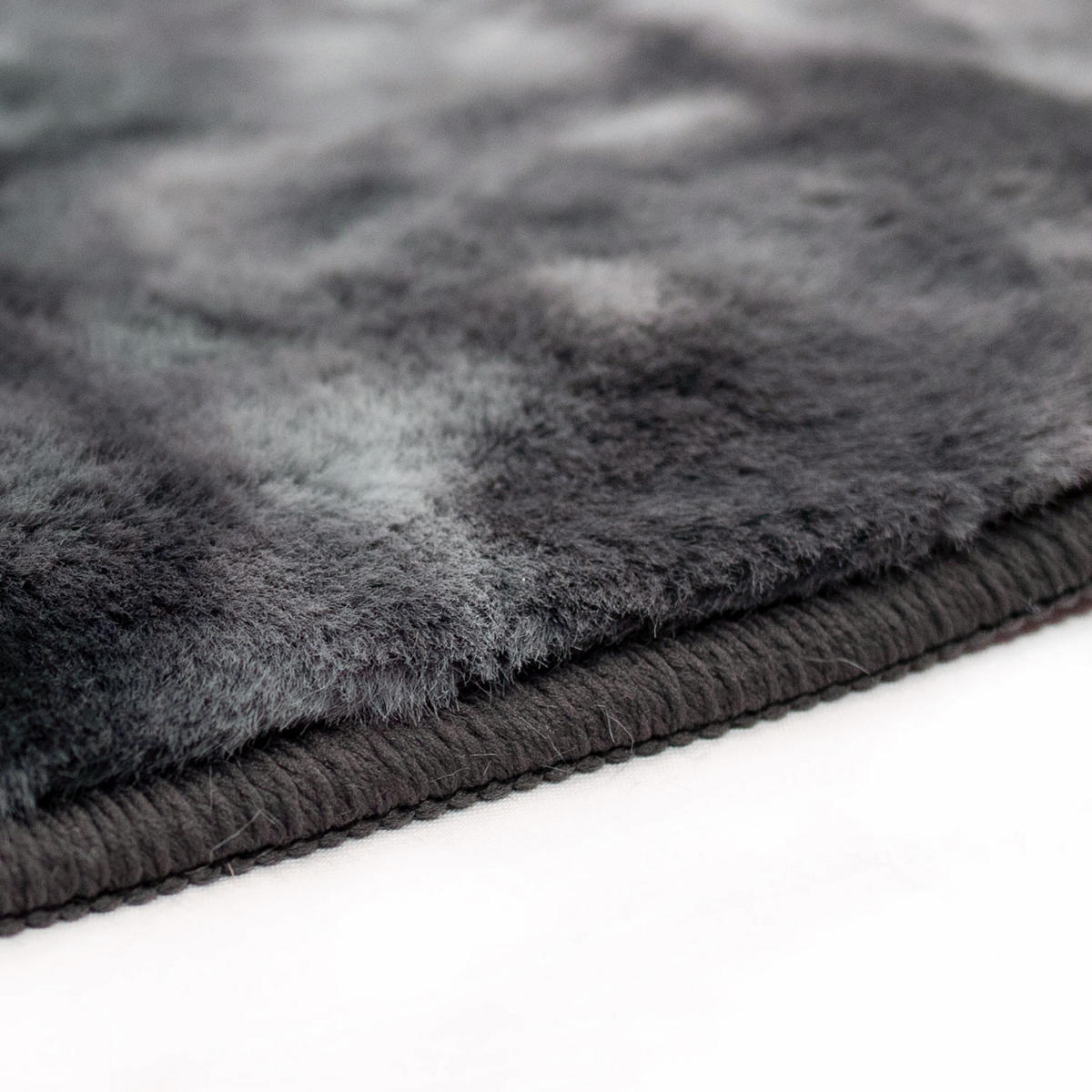 HOCHFLOR-TEPPICH Toledo 500 Anthrazit 200x290 cm - Schwarz, Textil (200/290cm) - carpet city