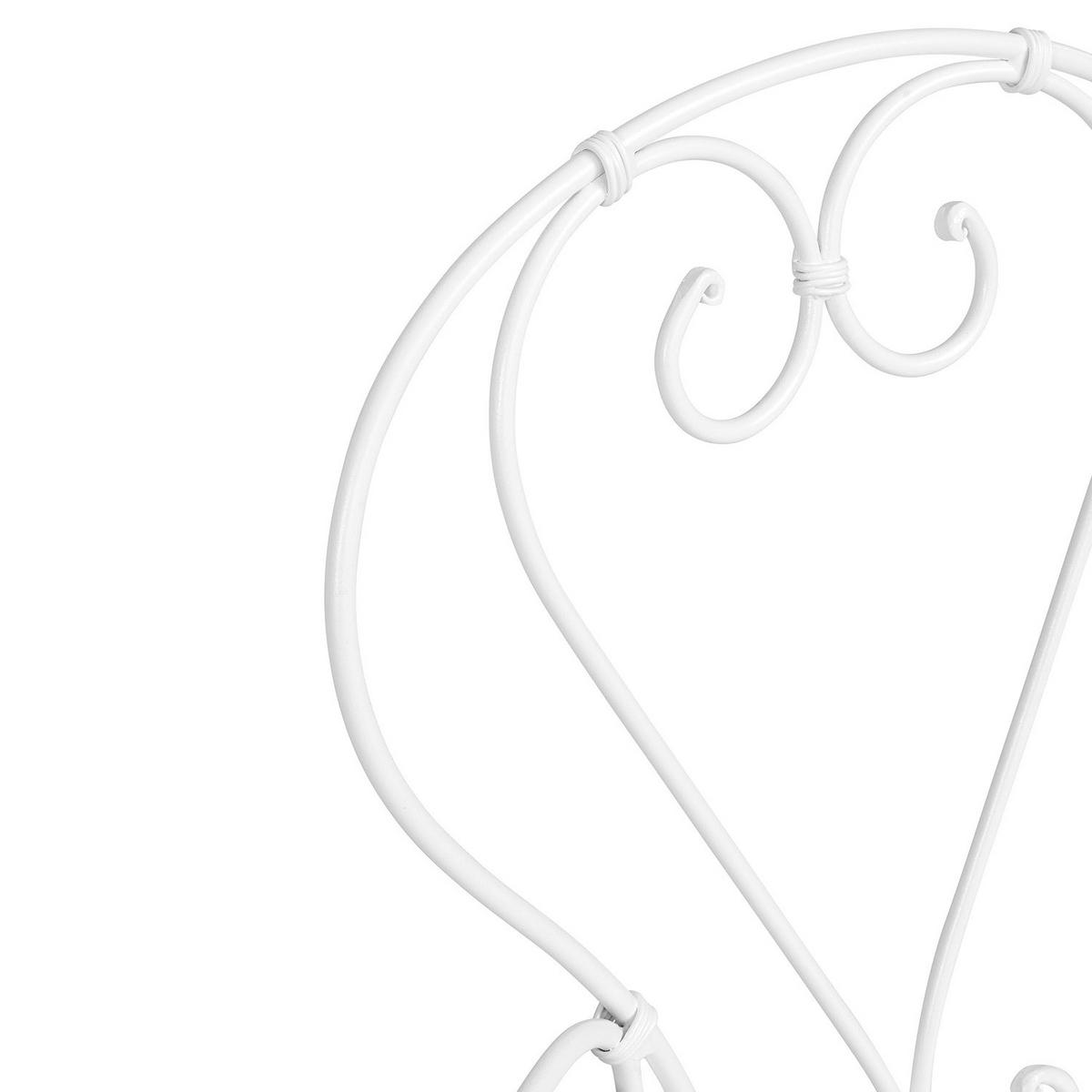 GARTENSTUHL Century - Weiß, Metall (41/91/49cm) - BUTLERS