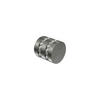 ENDSTÜCKE FÜR GARDINENSTANGEN 20 mm Ø, Estana Edelstahl-Optik, Packung 2 Stück - Edelstahlfarben, Metall (2.6/2.8/2.8cm) - INTERDECO