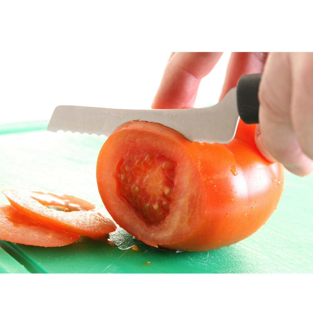 TOMATENMESSER aus Edelstahl - Hendi 856253 - Edelstahlfarben, Metall (23cm) - Hendi