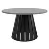COUCHTISCH Circolo - Schwarz/Grau, Holzwerkstoff/Metall (75/75/43cm) - MIRJAN24