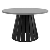 COUCHTISCH Circolo - Schwarz/Grau, Holzwerkstoff/Metall (75/75/43cm) - MIRJAN24