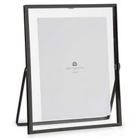 FOTORAHMEN Metall 15/20 cm - Schwarz, Metall (20.5/1/25.2cm) - Giftdecor