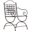 GARTENSTUHL Metall Bronze - Bronzefarben, Metall (56/92/53cm) - CLP