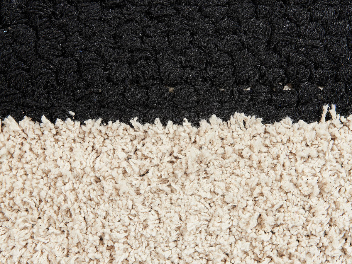 DEKOKISSEN Beige 50/50 cm Khora - Beige, Naturmaterialien/Textil (50/50cm) - Beliani