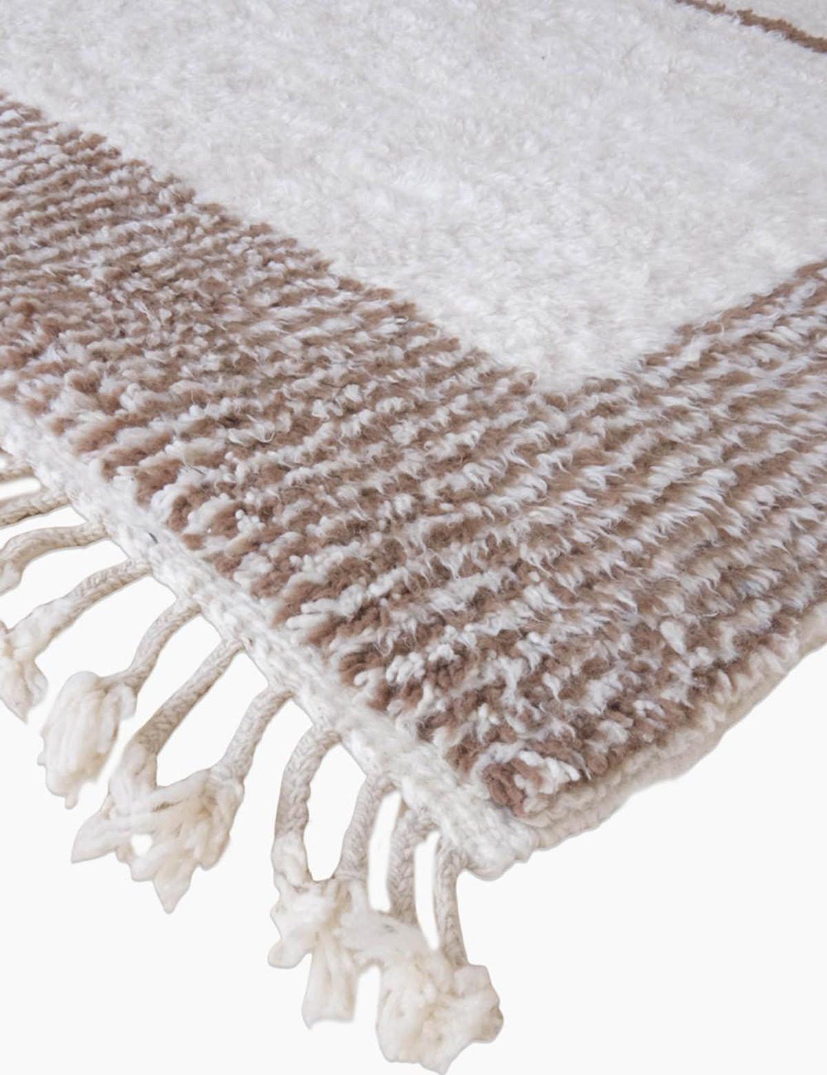 BERBERTEPPICH Grafik dekorativ 245x 352 cm - Braun, Naturmaterialien (245/352cm) - AFK Living