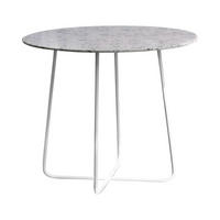 GARTENTISCH Elio Grün aus Premium-Terrazzo - Grün, Stein (90/90/77cm) - Tikamoon