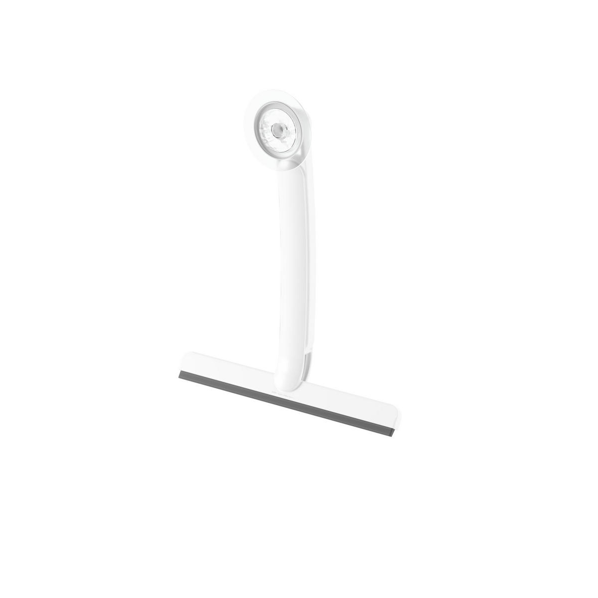 DUSCHABZIEHER Flex, Weiß - Weiß, Kunststoff (26/4/40cm) - Umbra