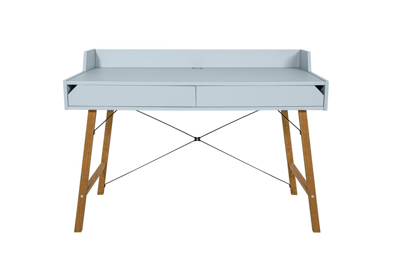 KINDERSCHREIBTISCH Lotta - Blau, Holzwerkstoff (120/76/60cm) - RAUMHIRSCH FURNITURE