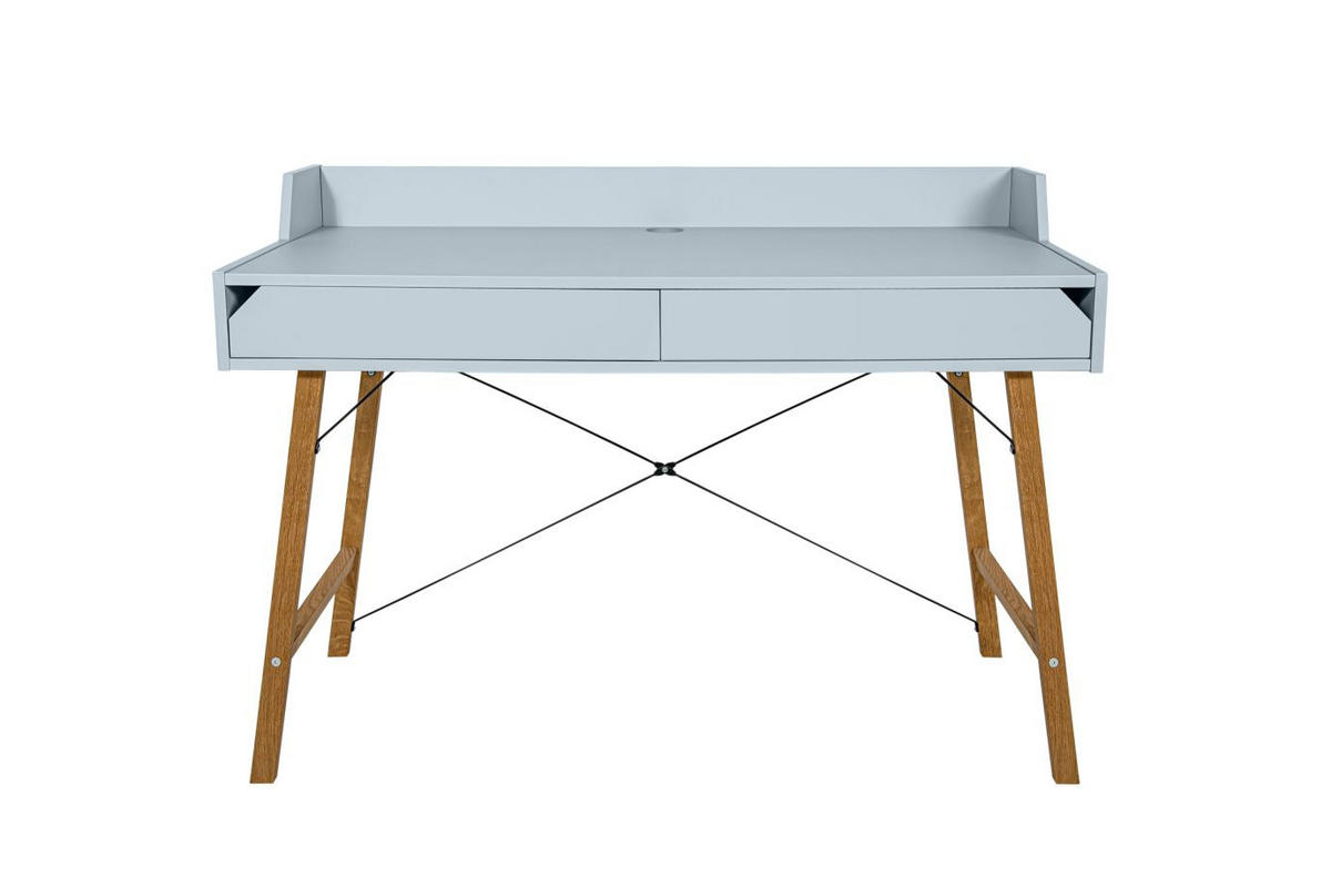 KINDERSCHREIBTISCH Lotta - Blau, Holzwerkstoff (120/76/60cm) - RAUMHIRSCH FURNITURE