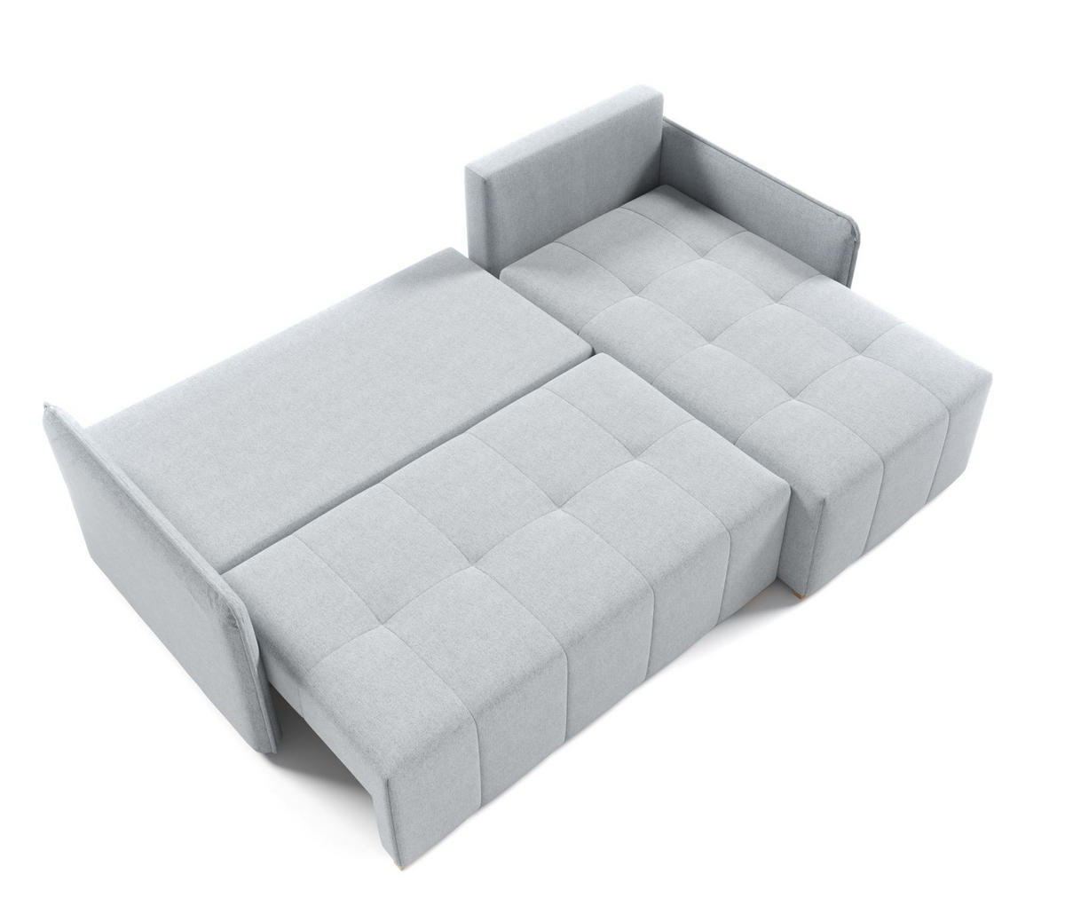 ECKSOFA Granatowy GREND Rechts - Multicolor, Textil (210/140cm) - Sepro Meble