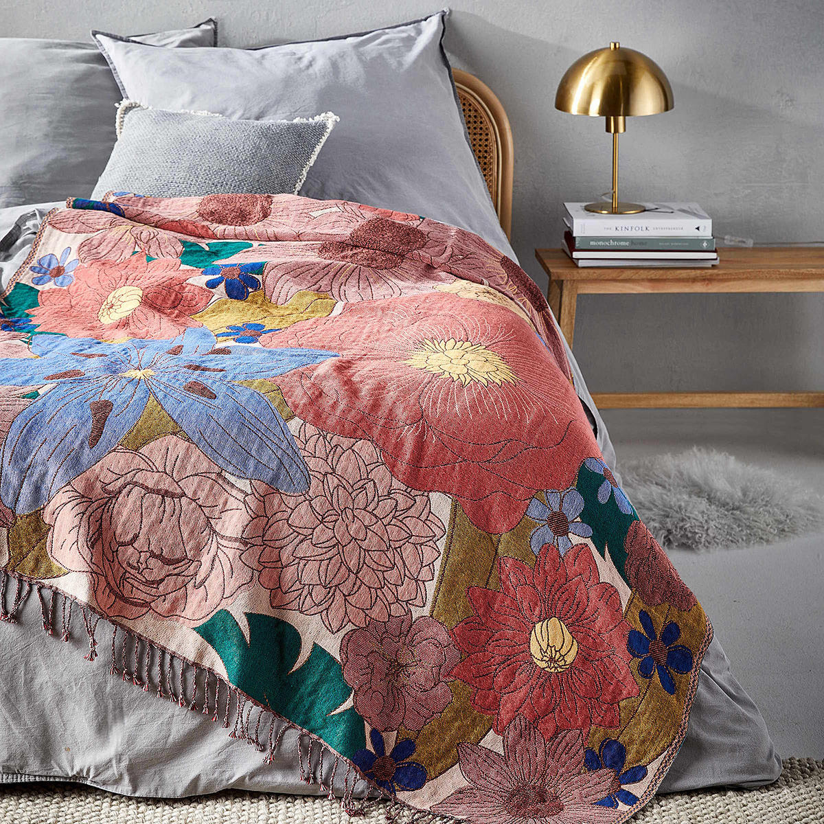 DECKE Fiore - Multicolor, Textil (130/170cm) - BUTLERS
