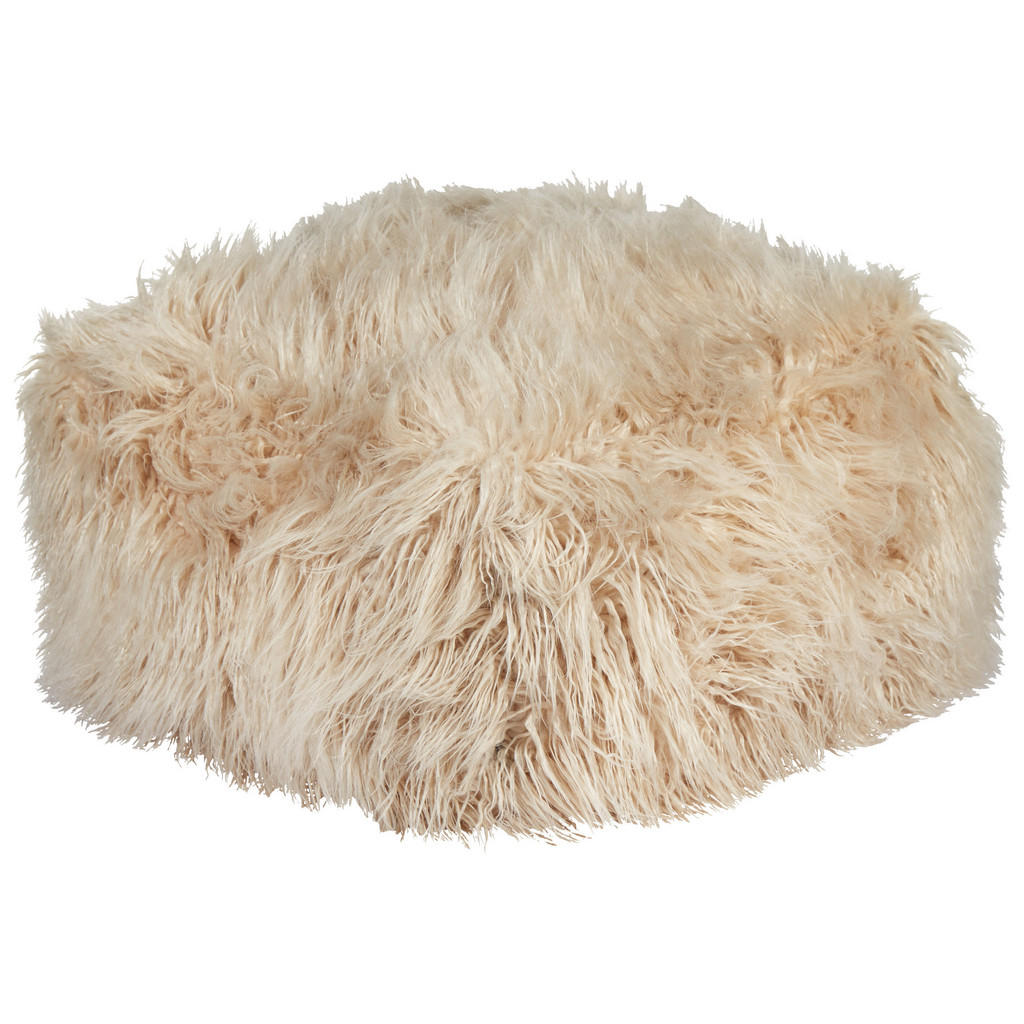 Beliani PUF Béžový Mukki